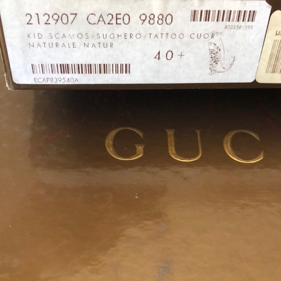 Gucci Tattoo Suede Wedges - Picture 7 of 7